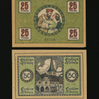 Saksa Notgeld 25, 50 Pfennig, Lünen 10.12.1918 - pikkukuva 1