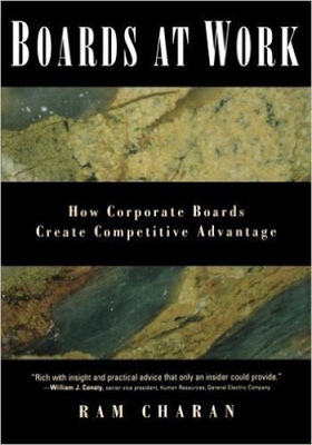 Ram Charan: BOARDS AT WORK 1p. [USA] -98