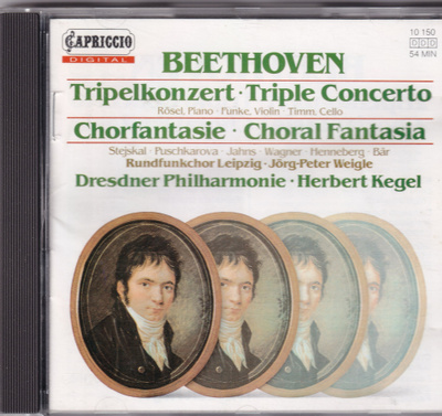 Beethoven - Kolmoiskonsertto, Kuorofantasia - CD