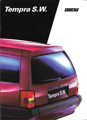1993 Fiat Tempra SW esite - suom - KUIN UUSI - 8 sivua