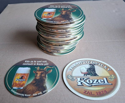 KOZEL tuopin aluset 55 kpl Tsekki olut