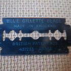 Vintage Blue Gillette partakoneenterä - pikkukuva 4
