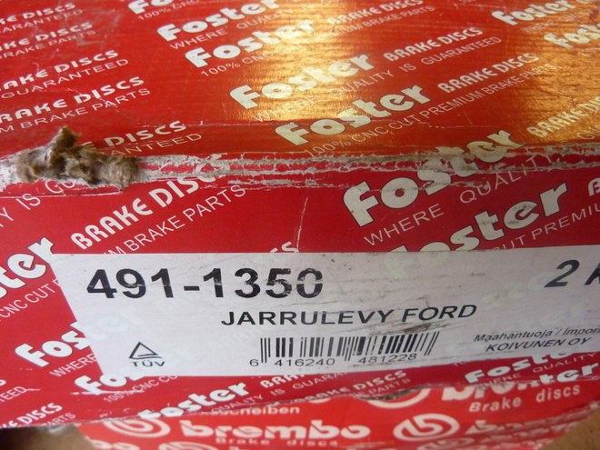 Jarrulevyt  Ford Transit  Connect