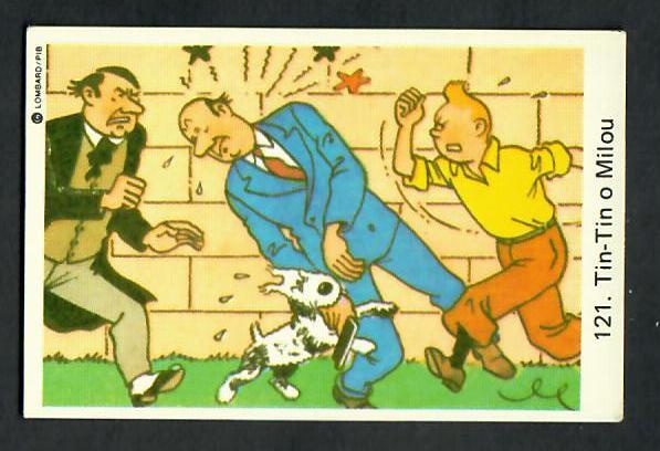 Keräilykuva - Tintin / Tintti ja Milou 121.