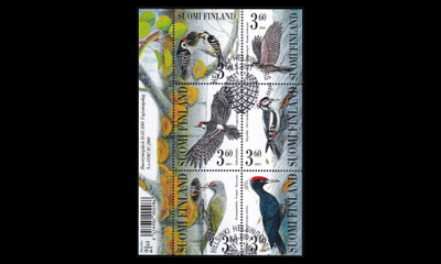 1563-8BL28 o Tikkalintuja blokki EPL (2001)