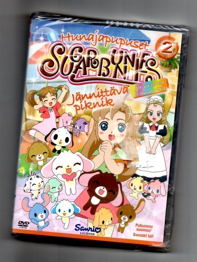 °°~HUNAJAPUPUSET .... SUGARBUNNIES 2~ °° -DVD /Sanrio (UUSI)