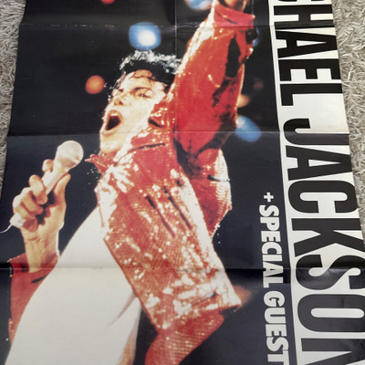 Michael Jackson / bruce Springsteen juliste
