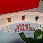 Suomi Finland vintage peltitarjotin + maakunnat - pikkukuva 5