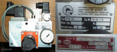Paineenalennusventtiili 230 V