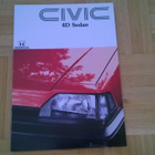 Esite Honda Civic 4D Sedan vuodelta 1984 / 1985 - pikkukuva 1