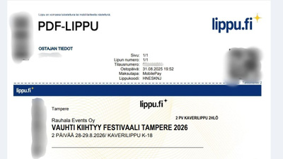 Vauhti Kiihtyy Tampere 2026 – 2 päivän KAVERILIPPU