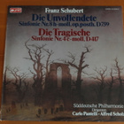 Franz Schubert:Sinfonia Nr.8 ja Sinfonia Nr.4.LP. - pikkukuva 1