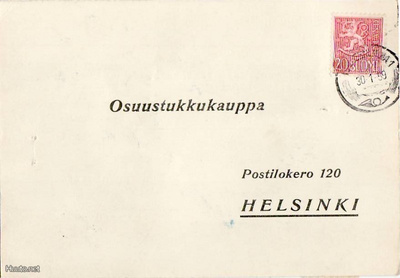 FIRMAKORTTI HÄMEENLINNA VELJ.HALLENBERG