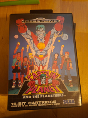 Sega Mega Drive Captain Planet and the Planeteers CIB