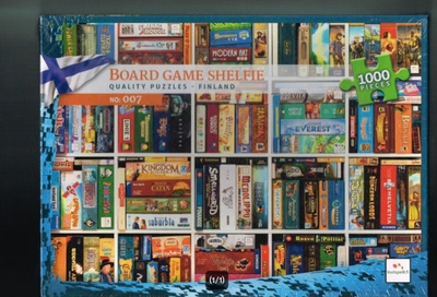 Palapeli – Board game shelfie – 1000 palaa