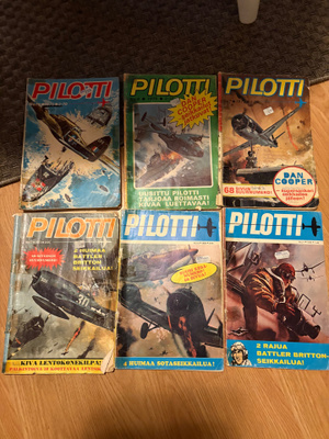 Pilotti 7-8/1972, 7/1973,7-8,10/1975
