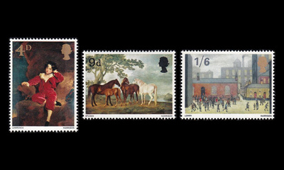 Iso-Britannia 466-8 ** Maalauksia (1967)