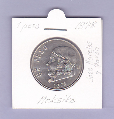 Meksikko 1 Peso v.1978 KM#460
