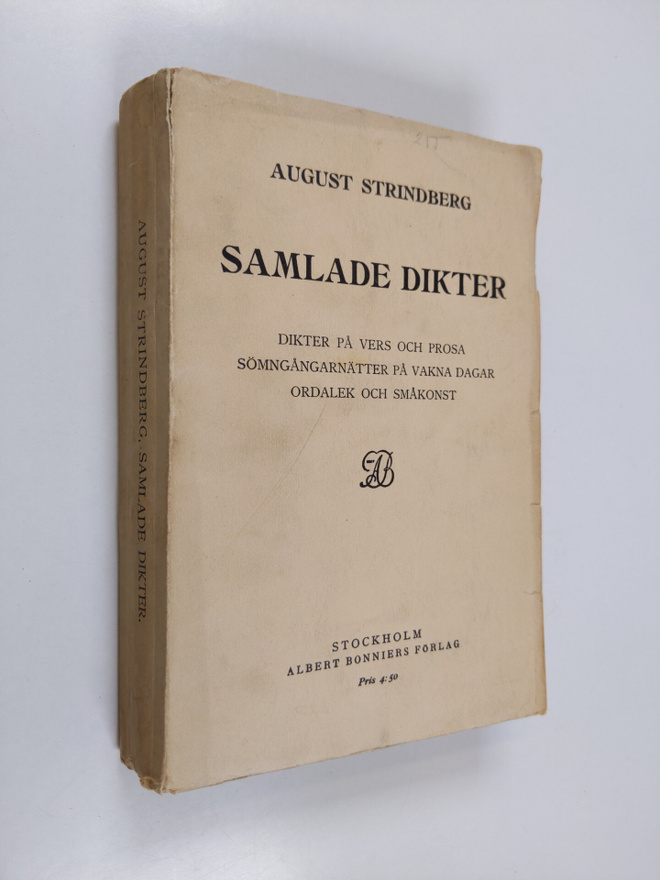 August Strindberg : samlade dikter : dikter på vers och p...