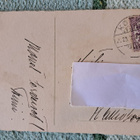 vanha kukkakortti: neilikkakimppu, kulkenut 1923 - pikkukuva 2
