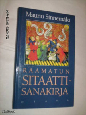 Maunu Sinnemäki: Raamatun sitaattisanakirja (Sis.postikulut)