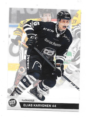 2018-19 Cardset #184 Elias Karvonen , TPS