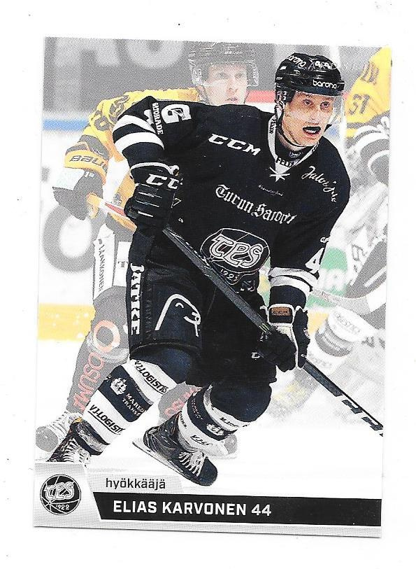 2018-19 Cardset #184 Elias Karvonen , TPS