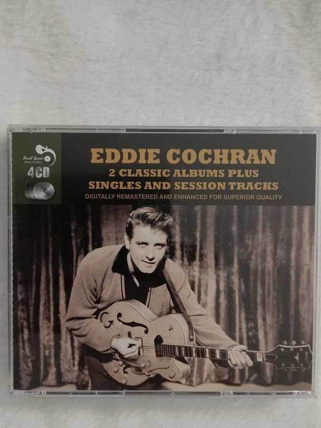 EDDIE COCHRAN - 2 Classic Albums + Singles And Session 4-CD