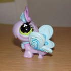 LITTLEST PET SHOP lila-minttu PERHONEN #478 + korut - pikkukuva 2