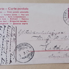 Tyttö pupu kainalossaan kurkkaa verhojen takaa, p. 1905 - pikkukuva 2