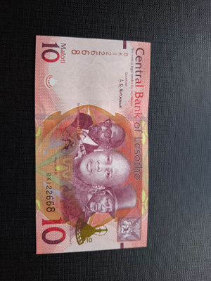 Lesotho 10 Maloti 2021