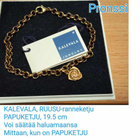 3 korua, RUUSU-kääty & KORVAKORUT & rannekoru, pronssi - pikkukuva 3