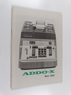 Addo-x : Käyttöohje malli Addo-x 3683