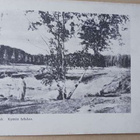 Kymin tehdas, nainen rannalla, mv pk, p. 1917 - pikkukuva 1