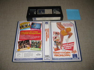 Teinityttöjen Villi Viikonloppu-VHS (FIx, Thorn Emi Video)