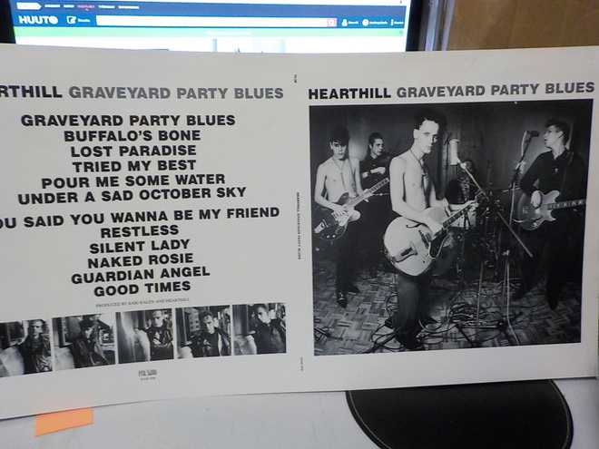 HEARTHILL - GRAVEYARD PARTY BLUES KANNET + SLEEVE KOEVEDOS+