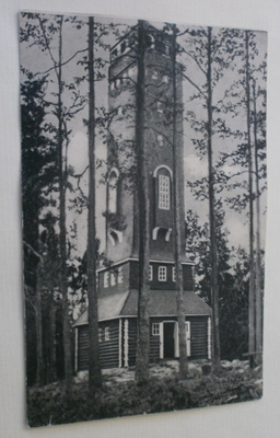 Kajaani, Pöllyvaaran näkötorni, vanha mv pk, p. 1922