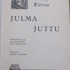 Vernon Warren: Julma juttu, Nide 1953. 128 s. - pikkukuva 5