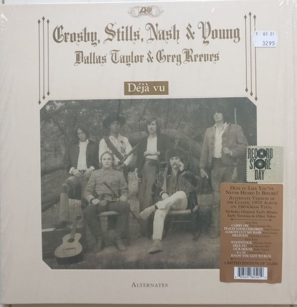 CROSBY, STILLS, NASH & YOUNG: Déjà Vu (Alternates) LP RSD