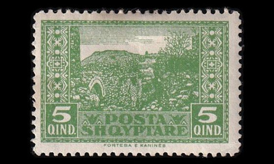 Albania 84 * Kaupungit ja rakennukset 5 Q (1922)