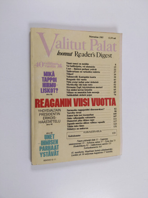 Valitut palat marraskuu 1985