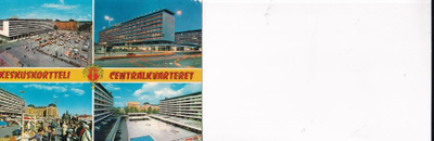 Vaasa, Keskuskortteli , sommitelmakortti    ,  b619