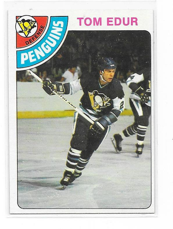 1978-79 Topps #119 Tom Edur Pittsburgh Penguins
