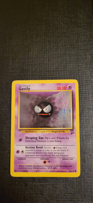 Gastly #75 Base Set 2 common Pokemon CCG card