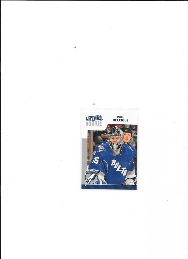 2009-10 UD Victory Rookie #219 Riku Helenius Tampa Bay MV RC