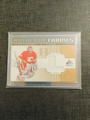 Miikka Kiprusoff - 11-12 SP Game-Used Authentic Fabrics