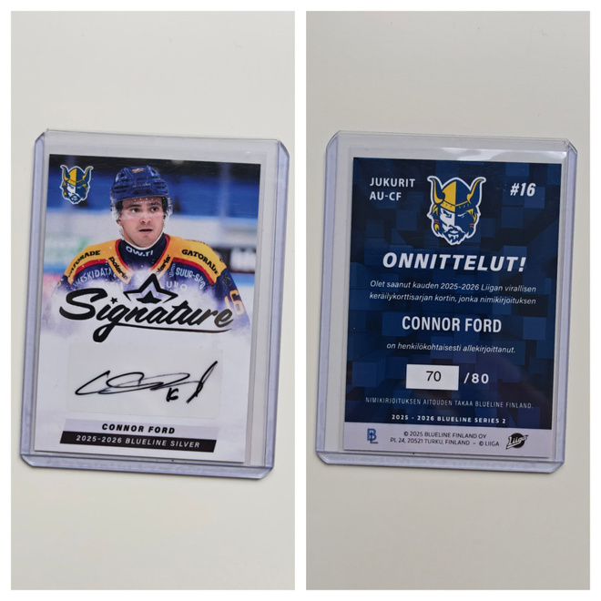 Connor Ford Silver Signature Blueline