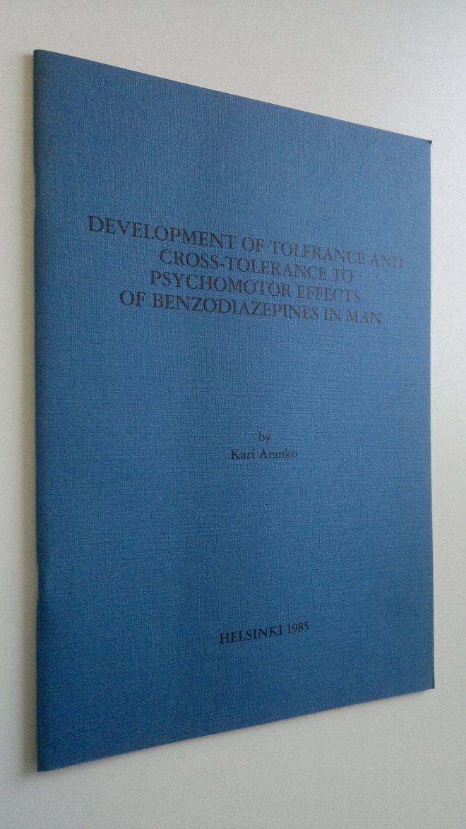 Kari Aranko : Development of tolerance and cross-toleranc...