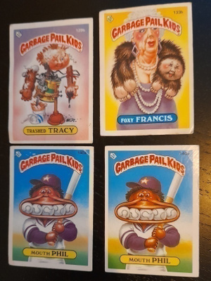 Garbage Pail Kids keräilykortteja