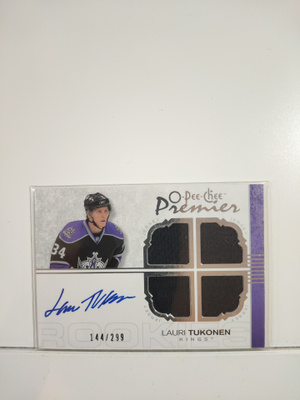 2007-08 O-Pee-Chee Premier #131 Lauri Tukonen AU RC 144/299
